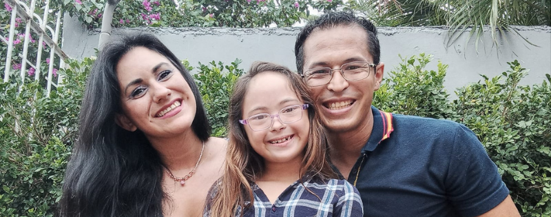 Familia Cancún síndrome de down
